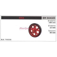 IKRA lawn mower mower wheel 044103 | Newgardenstore.eu