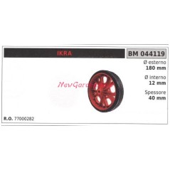 IKRA lawnmower mower mower wheel 044119 | Newgardenstore.eu