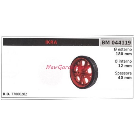 IKRA lawnmower mower mower wheel 044119 | Newgardenstore.eu