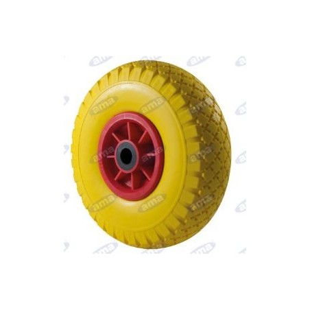 Polyurethane wheel with needle cage diameter 250mm for wheelbarrow | Newgardenstore.eu