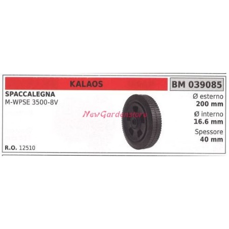 Ruota KALAOS spaccalegna M-WPSE 3500-8V 039085 | Newgardenstore.eu