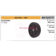 KEYMA roue de tondeuse à gazon YT 5110 029777 | Newgardenstore.eu