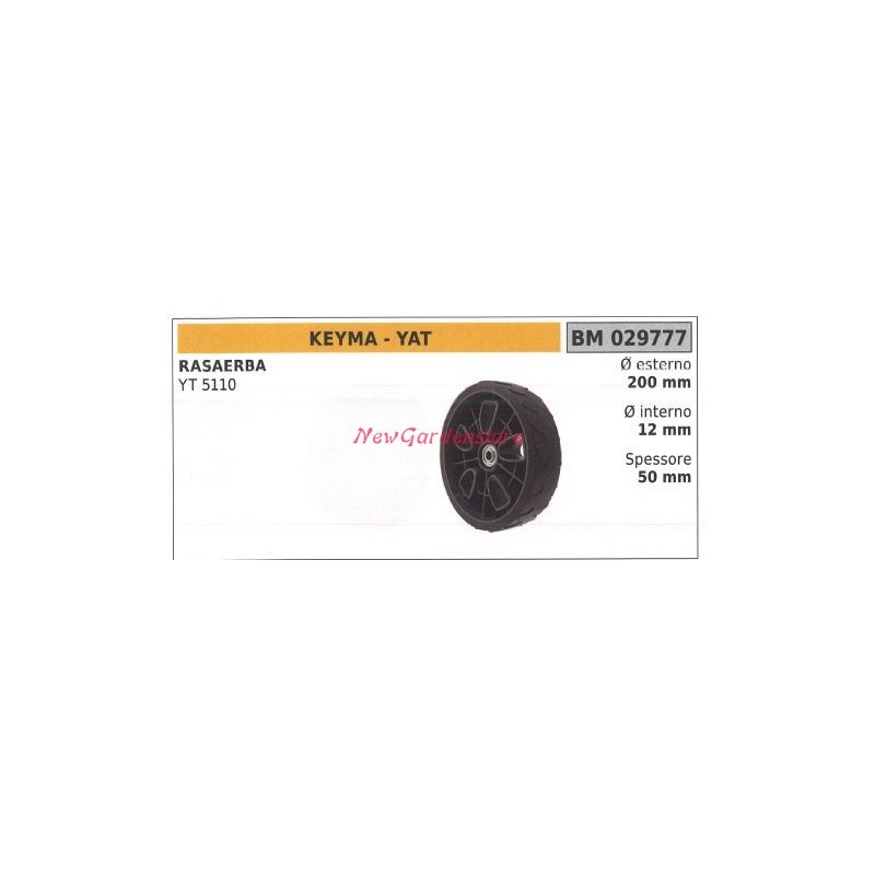 KEYMA roue de tondeuse à gazon YT 5110 029777