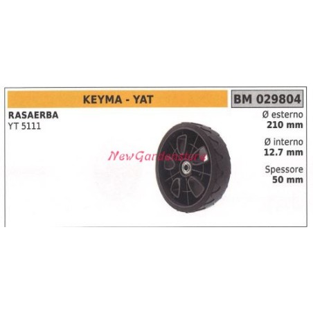 KEYMA rueda de cortadora de césped YT 5111 029804 | Newgardenstore.eu