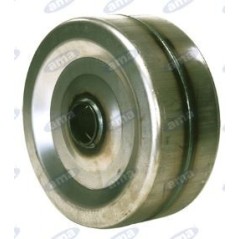 Sheet metal wheel with bearing hub 280x120 for wheelbarrow 03088