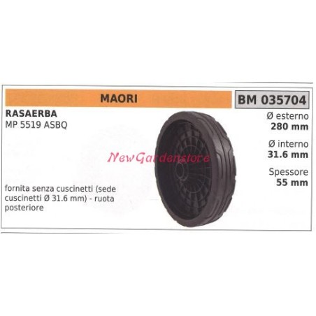 MAORI Rasenmäher Mährad MP 5519 ASBQ 035704 | Newgardenstore.eu