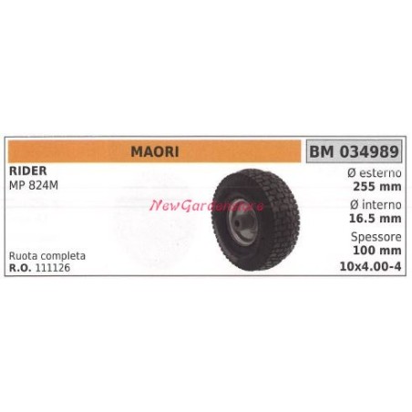 MAORI roue pour tondeuse à gazon autoportée MP 824M 034989 | Newgardenstore.eu