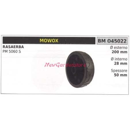 MOWOX lawn mower mower wheel PM 5060S 045022 | Newgardenstore.eu
