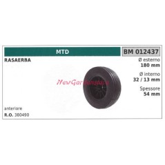 Ruota MTD rasaerba tosaerba tagliaerba 012437