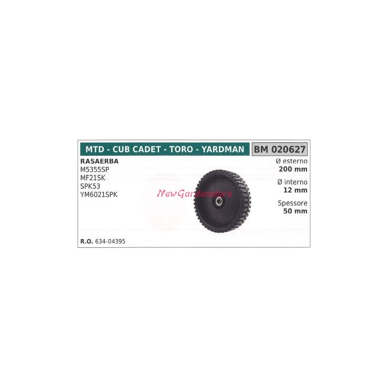 Roue de la tondeuse MTD M5355SP 020627