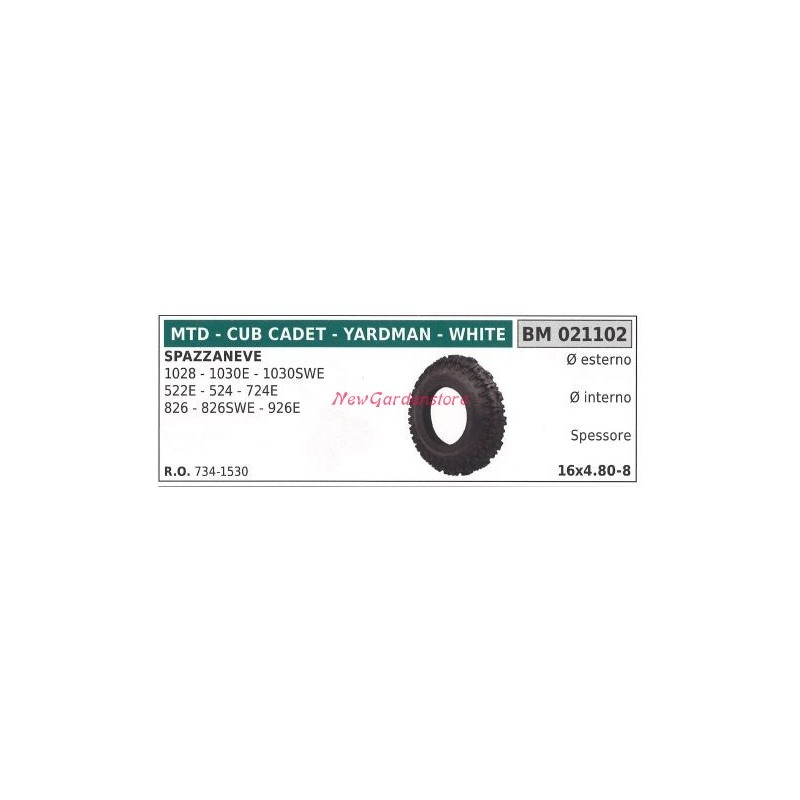 MTD snowplough wheel 1028 1030E 1030SWE 021102