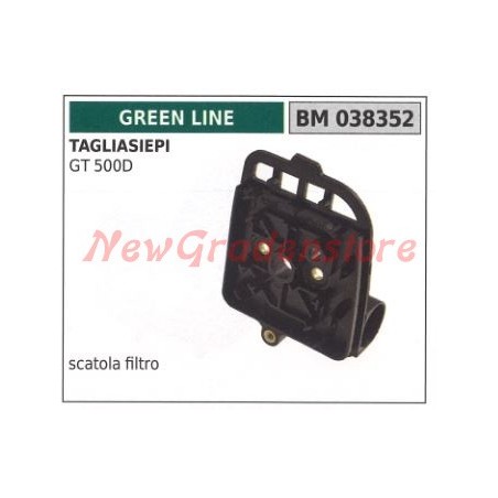GREEN LINE GT 500D hedge trimmer air filter box 038352 | Newgardenstore.eu