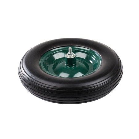 Ruota per Carriola 4.80/4.00-8 antiforatura con cerchio misura cerchione 2.50x8 | Newgardenstore.eu