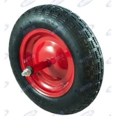 Pneumatic wheel diameter 380mm black colour for wheelbarrow 91251 | Newgardenstore.eu