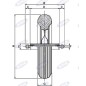 Luftrad Durchmesser 380mm schwarz für Schubkarre 91251