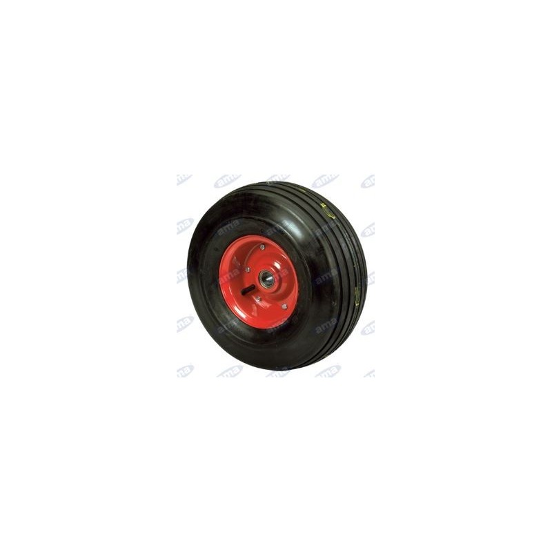 Rigid pneumatic wheel diameter 410mm x 166mm for wheelbarrow 12011