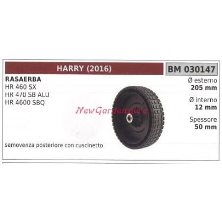 Rueda trasera HARRY cortacésped HR 460 SX 030147 | Newgardenstore.eu