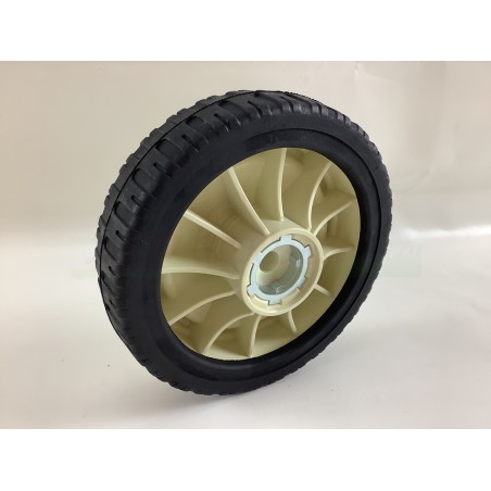 Plastic rear wheel for lawn mower KAAZ LM 484 LM 536 | Newgardenstore.eu