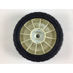 Plastic rear wheel for lawn mower KAAZ LM 484 LM 536 | Newgardenstore.eu