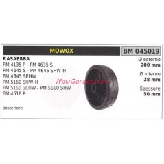 Ruota posteriore MOWOX rasaerba tosaerba tagliaerba PM 4135P 4635S 045019 | Newgardenstore.eu