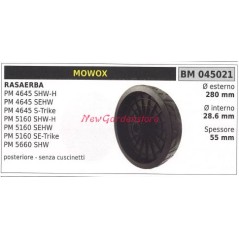 Ruota posteriore MOWOX rasaerba tosaerba tagliaerba PM 4645SHW-H 045021 | Newgardenstore.eu