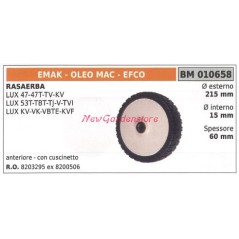 Lawn tractor mower wheel EMAK LUX 47 47T TV KV 53T TBT TJ V 010658 | Newgardenstore.eu