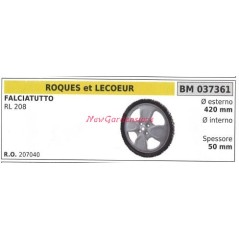 Wheel ROQUES ET LECOEUR all purpose mower RL 208 037361