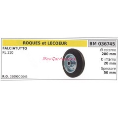 Roue ROQUES ET LECOEUR faucheuse tout usage RL 210 036745 | Newgardenstore.eu