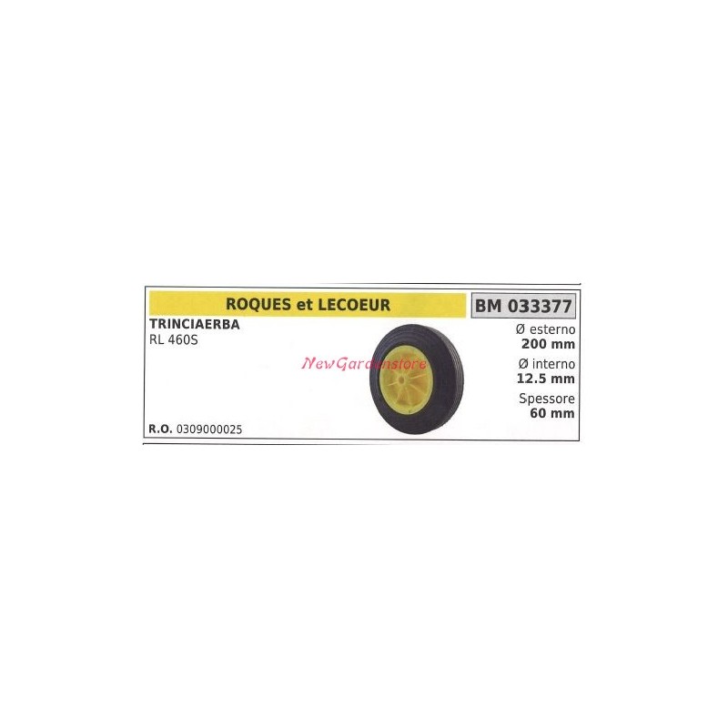 ROQUES ET LECOEUR Roue de coupe RL 460S 033377