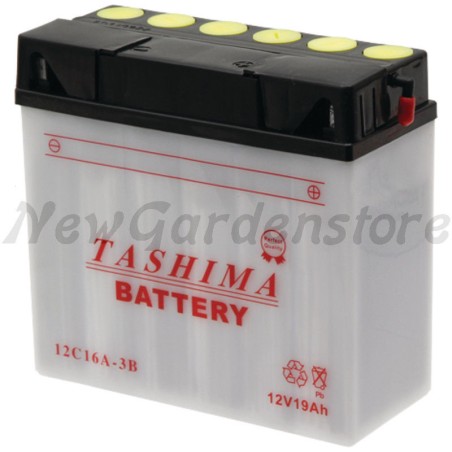 12V 16Ah 12C16A-3B Batería de arranque eléctrica para cortacéspedes de césped | Newgardenstore.eu