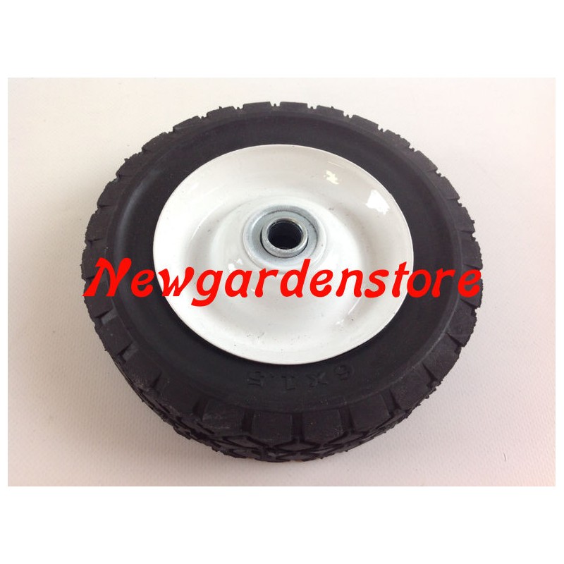 Universal metal wheel with mower bearing 150mm 12.5mm 420091