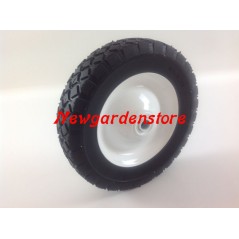 Universal metal wheel with mower bearing 200mm 12.5mm 420093 | Newgardenstore.eu