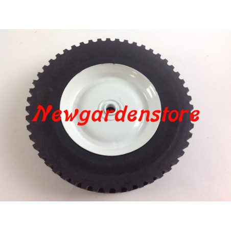 Universal metal wheel with mower bearing 200mm 12.5mm 420095 | Newgardenstore.eu