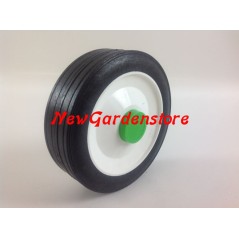 Universal plastic lawn mower wheel 150mm 12mm 420075 with screw cover