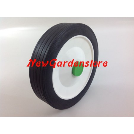 Universal plastic lawn mower wheel 200mm 12mm 420077 | Newgardenstore.eu