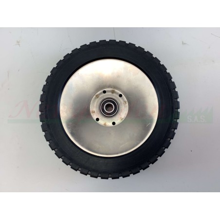 Galvanised 209 mm wheel with lawnmower mower bearing EMAK MARINA SIGMA 900038 | Newgardenstore.eu