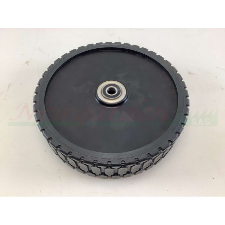 Galvanised 209 mm wheel with lawnmower mower bearing EMAK MARINA SIGMA 900038