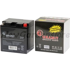 12v 32Ah DIN53034 elektrische Batterie für Rasentraktor Rasenmäher Rasenmäher Batterie