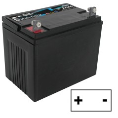 Batterie étanche de démarrage de tracteur de pelouse 12V 24AH, pôle positif droit | Newgardenstore.eu