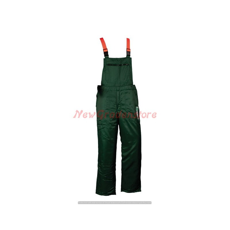 Mono protección corte jardinería forestal talla L 52