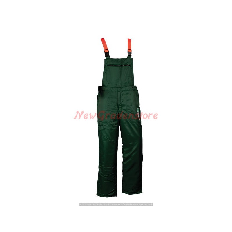 Salopette pantaloni protezione antitaglio giardinaggio forestale taglia M 50