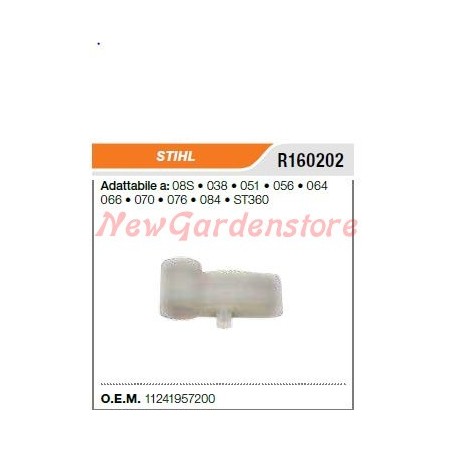 Muelle de arranque para motosierra STIHL 08S 038 051 056 064 066 R160202 | Newgardenstore.eu