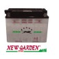 Starter battery for lawn tractor 12V/18A positive pole DX 200x90x170