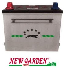 Lawn tractor starter battery 310019 12V/38A positive pole SX round