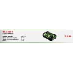 BA 1400 T EGO SERIES 56 Volt 2.5 Ah battery with charge indicator