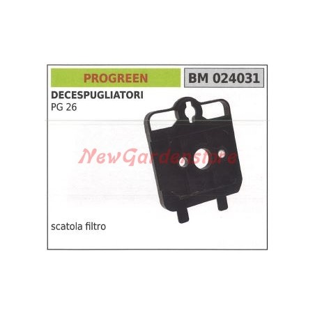 PROGREEN Boîtier de filtre à air pour débroussailleuse PG 26 024031 | Newgardenstore.eu