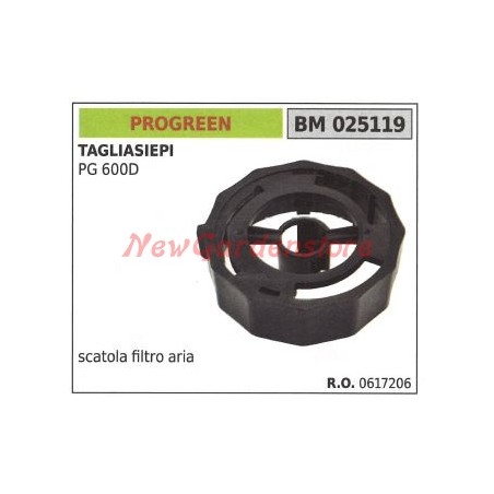 PROGREEN Boîtier de filtre à air pour taille-haie PG 600 D PG600D 025119 | Newgardenstore.eu