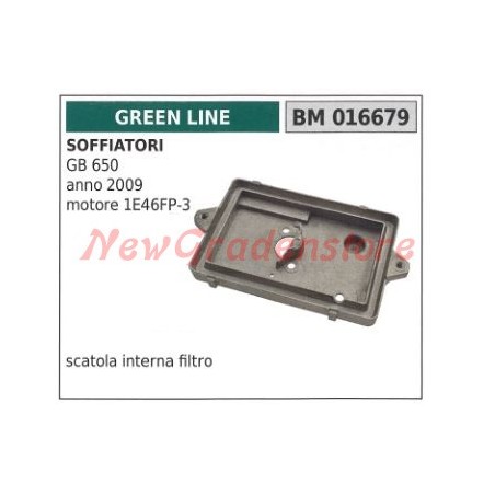 Scatola interna filtro aria GREEN LINE soffiatore GB 650 anno 2009 016679 | Newgardenstore.eu