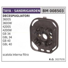 Scatola interna filtro aria TAYA per decespugliatore 3600S 3600W 4200S 008503 | Newgardenstore.eu