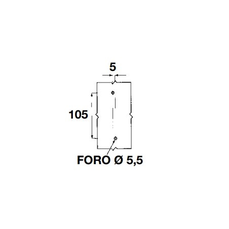 Caja de fusibles laminar de 8 vías con salidas laterales